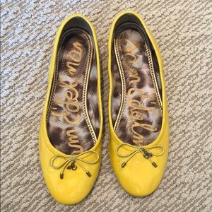 Yellow Sam Edelman Ballet Flats